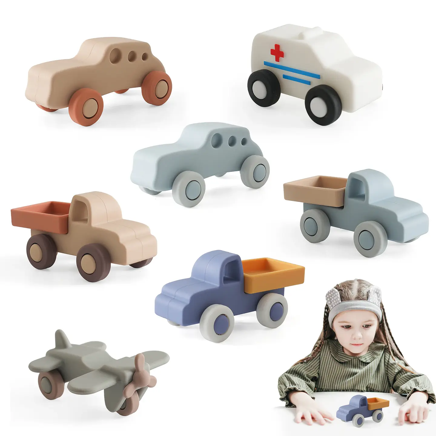 Silicone Teether Car Toy – BPA-Free for Babies 1
