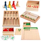 Montessori Wooden Math Set – Geometry & Fractions - thumbnail 1