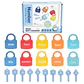 Alphabet Lock & Key Toy Set – Number Matching - thumbnail 1