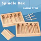 Montessori Wooden Math Set – Geometry & Fractions - thumbnail 2