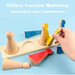 Montessori Wooden Math Set – Geometry & Fractions - thumbnail 3