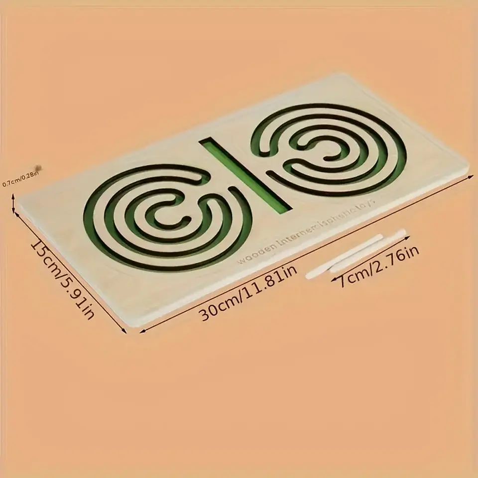 Bilateral Coordination Maze Toy – Wooden 3