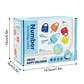 Alphabet Lock & Key Toy Set – Number Matching - thumbnail 2