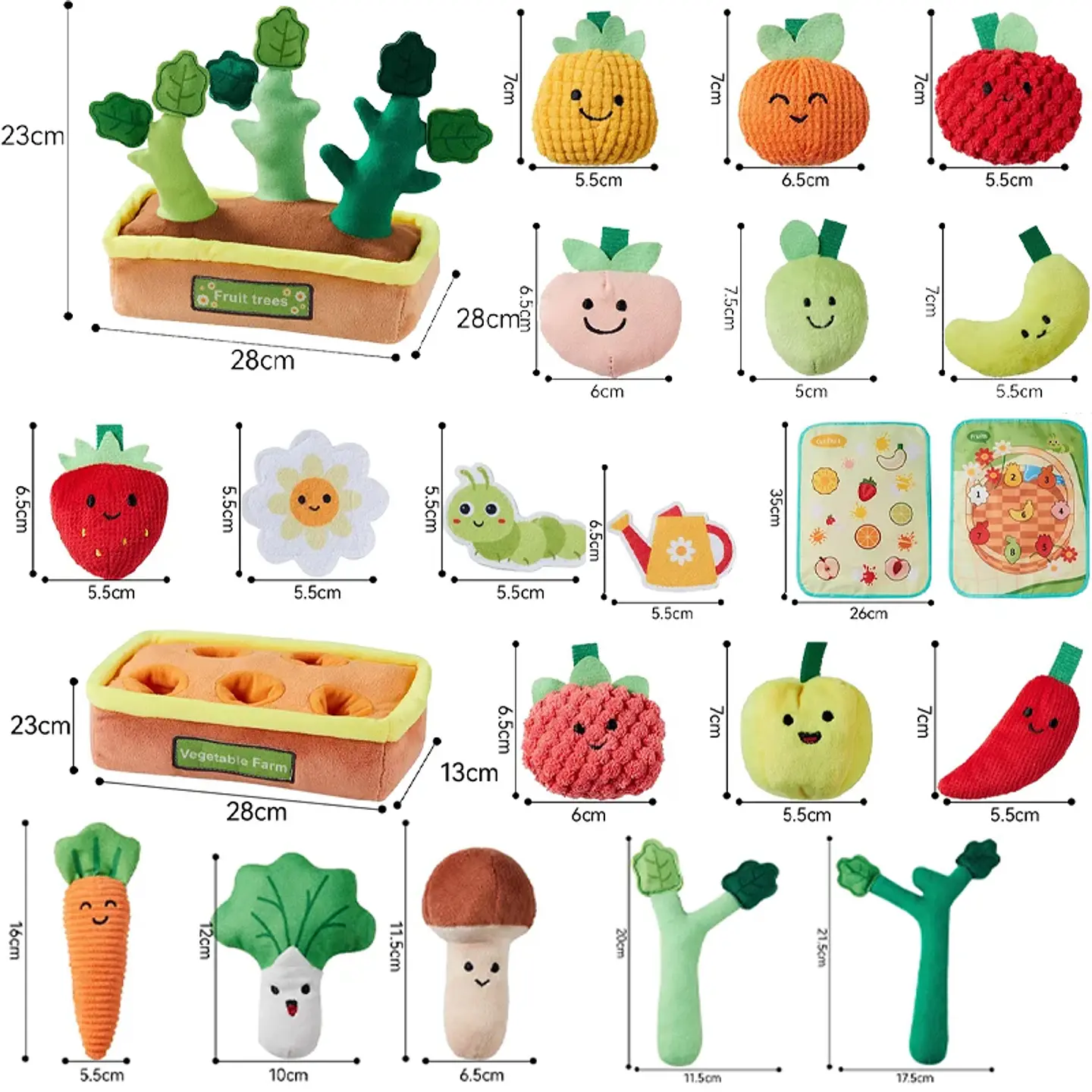 Plush Carrot Pulling Toy – Montessori Sensory Play 6