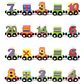 Magnetic Wooden Train Set – Letters & Numbers - thumbnail 4