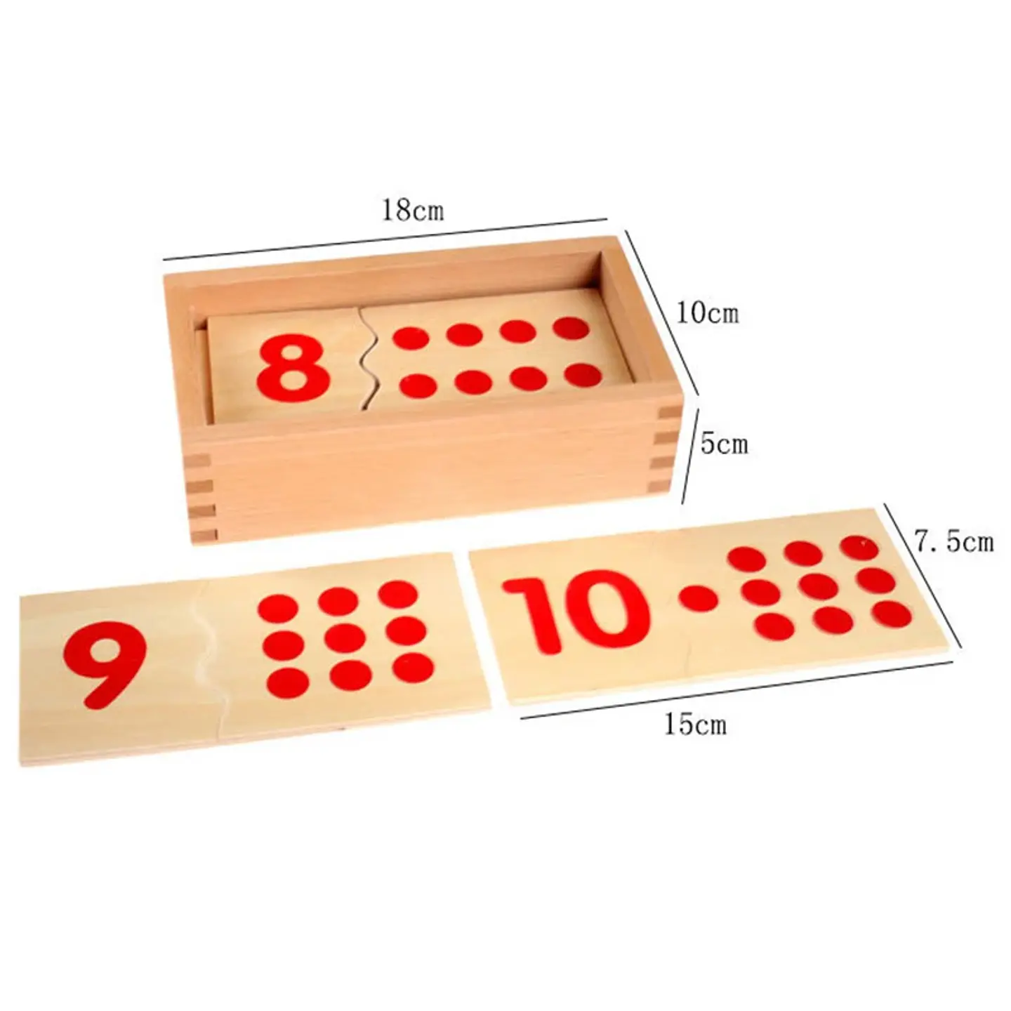 Montessori Wooden Math Set – Geometry & Fractions 8