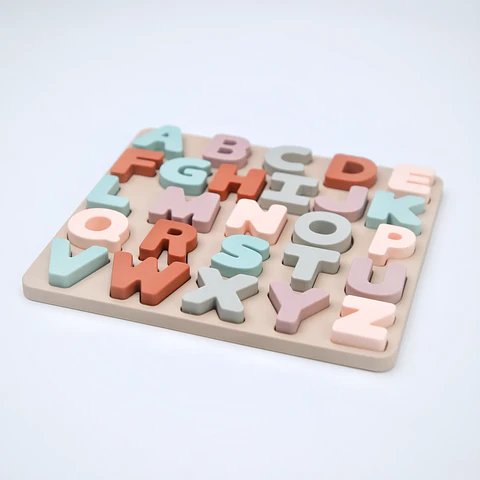 3D Silicone ABC Puzzle – Letter Matching Board