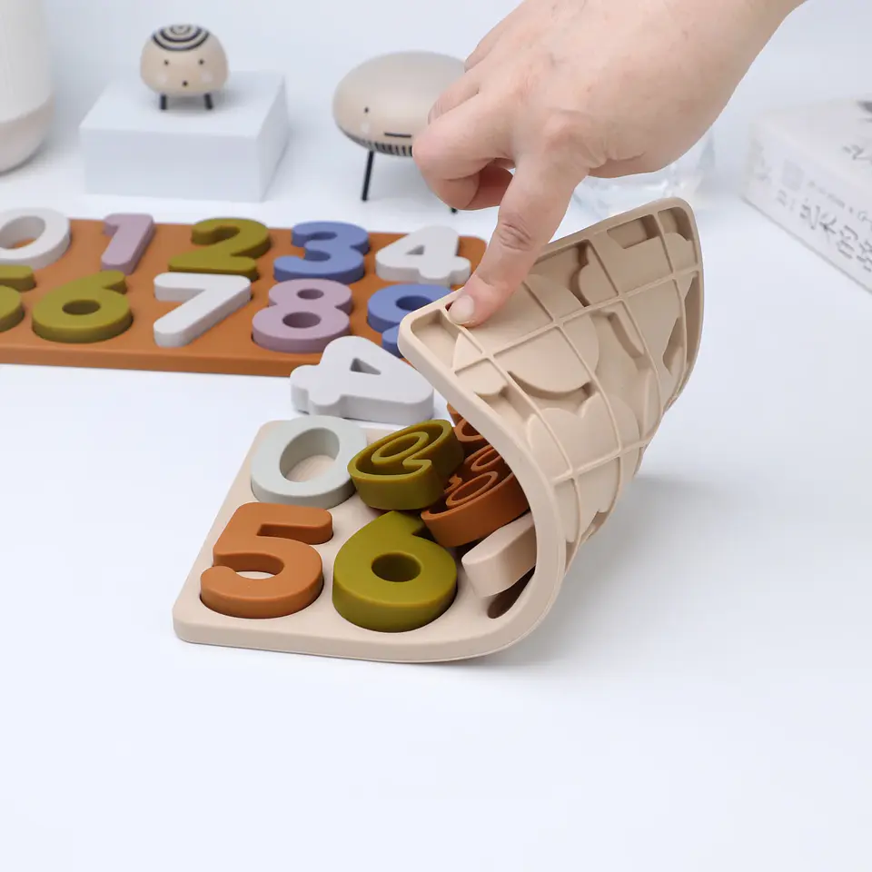 3D Silicone ABC Puzzle – Letter Matching Board 3