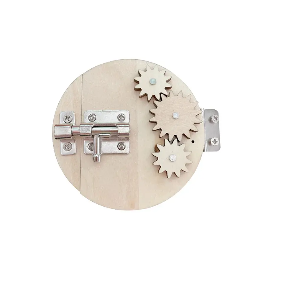 DIY Montessori Busy Board Accessory – Sensory 5