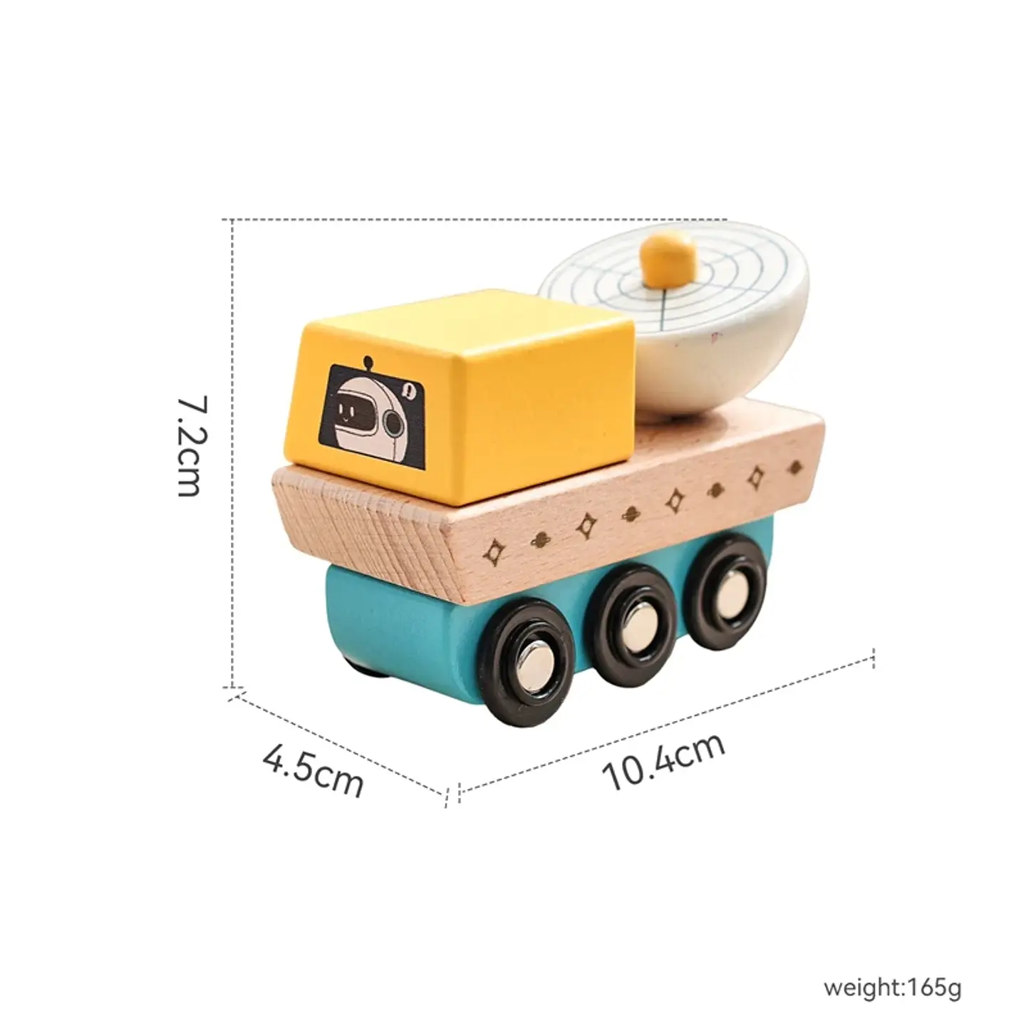 Montessori Wooden Pull Toy – Beads & Life Skills 10