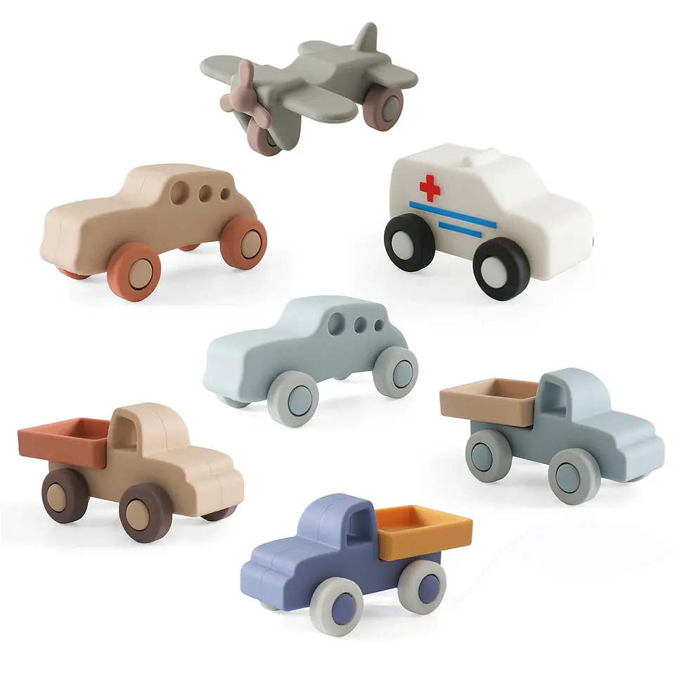 Silicone Teether Car Toy – BPA-Free for Babies 9