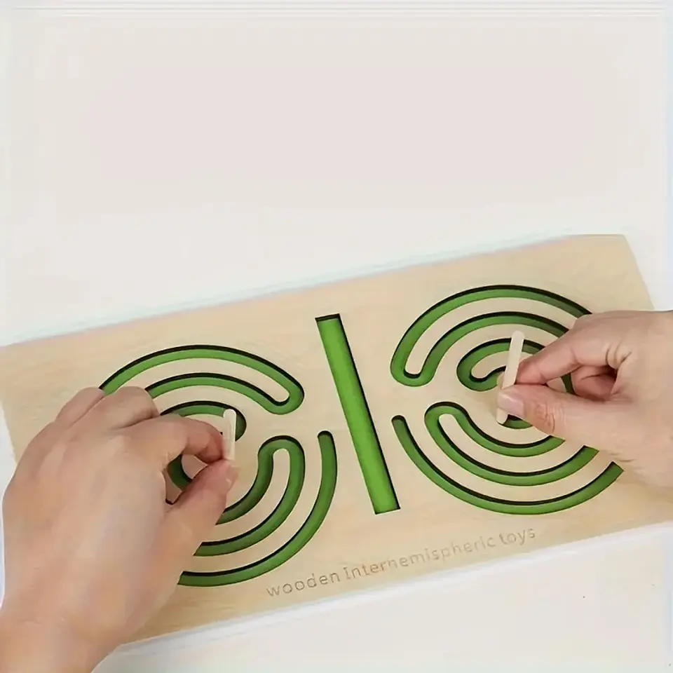 Bilateral Coordination Maze Toy – Wooden 10