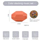Rainbow Stone Stacking Set – Wooden Balancing Game - thumbnail 14