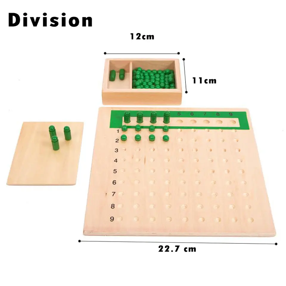 Montessori Wooden Math Set – Geometry & Fractions 11