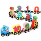 Magnetic Wooden Train Set – Letters & Numbers - thumbnail 9
