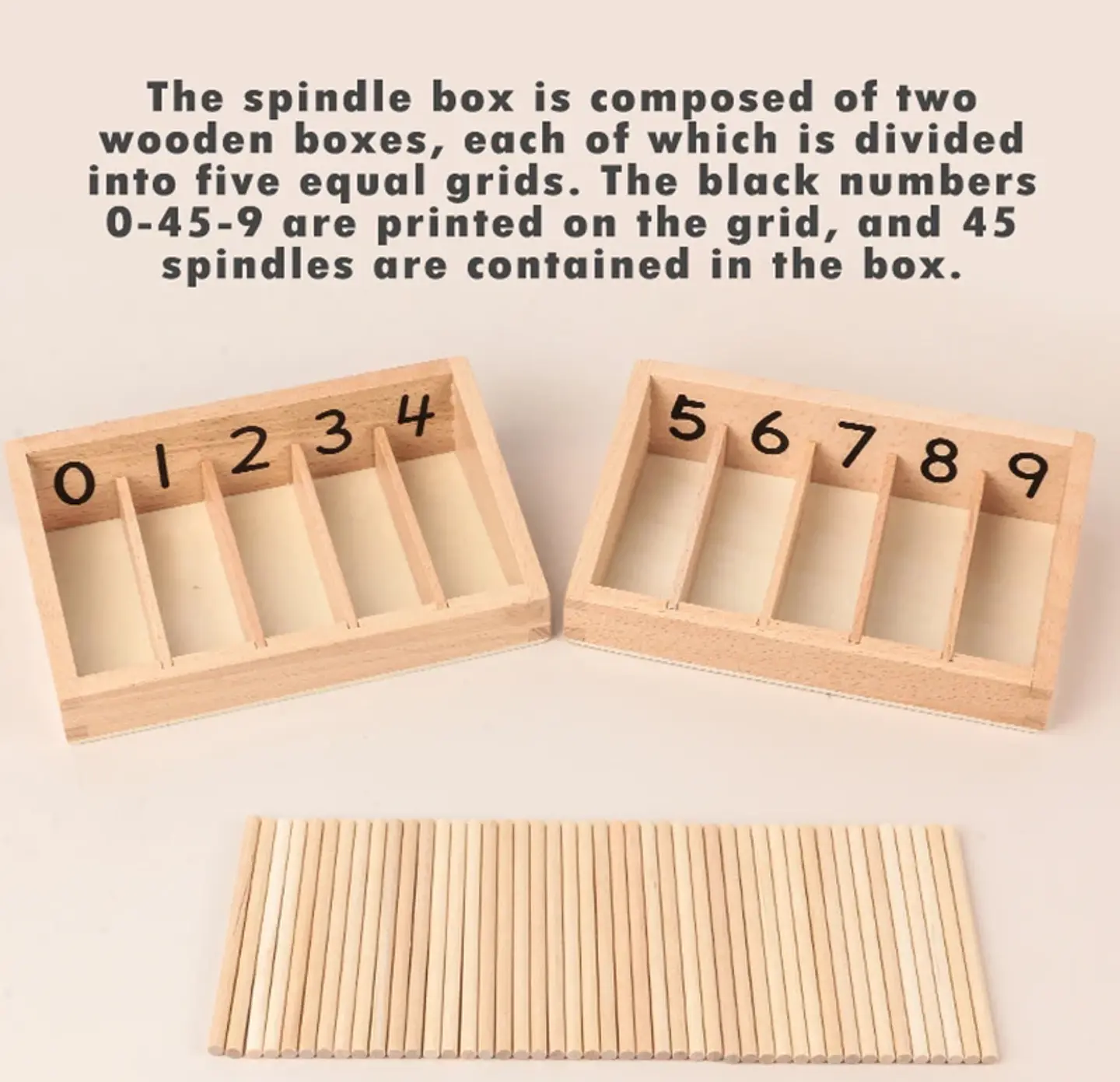 Montessori Wooden Math Set – Geometry & Fractions 16