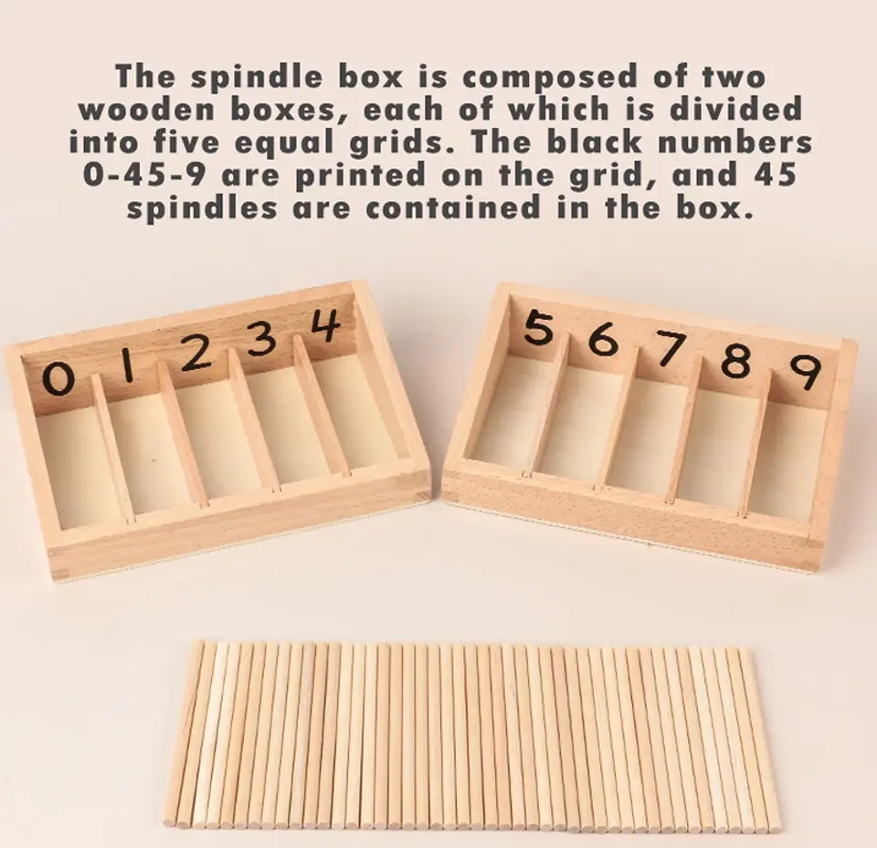 Montessori Wooden Math Set – Geometry & Fractions 16