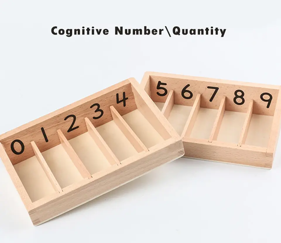 Montessori Wooden Math Set – Geometry & Fractions 17