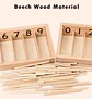 Montessori Wooden Math Set – Geometry & Fractions - thumbnail 19