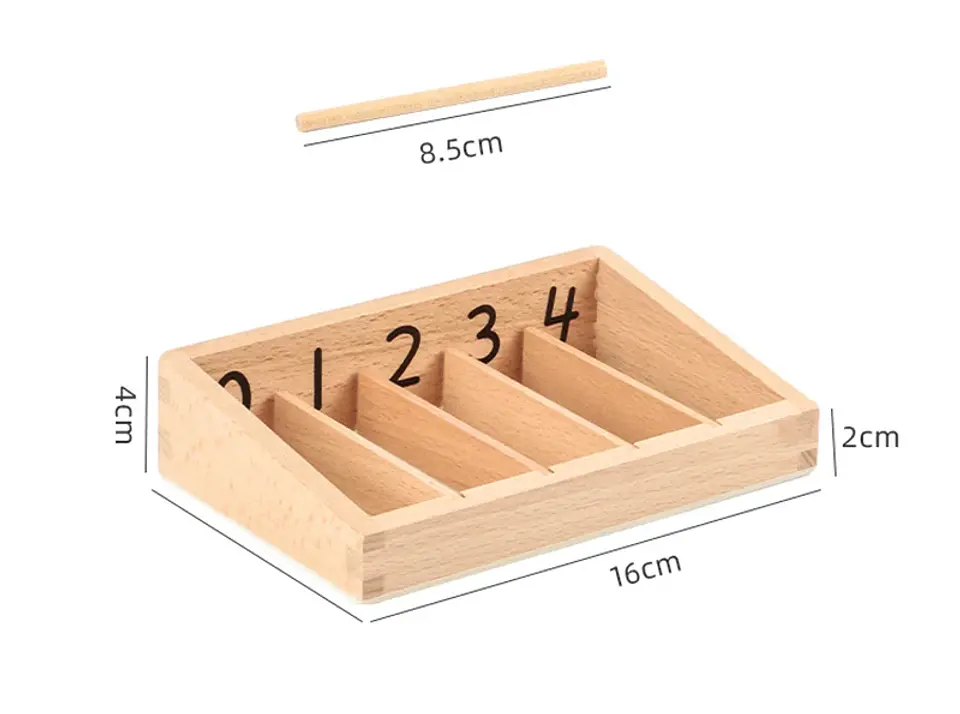 Montessori Wooden Math Set – Geometry & Fractions 21