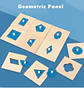 Montessori Wooden Math Set – Geometry & Fractions - thumbnail 22