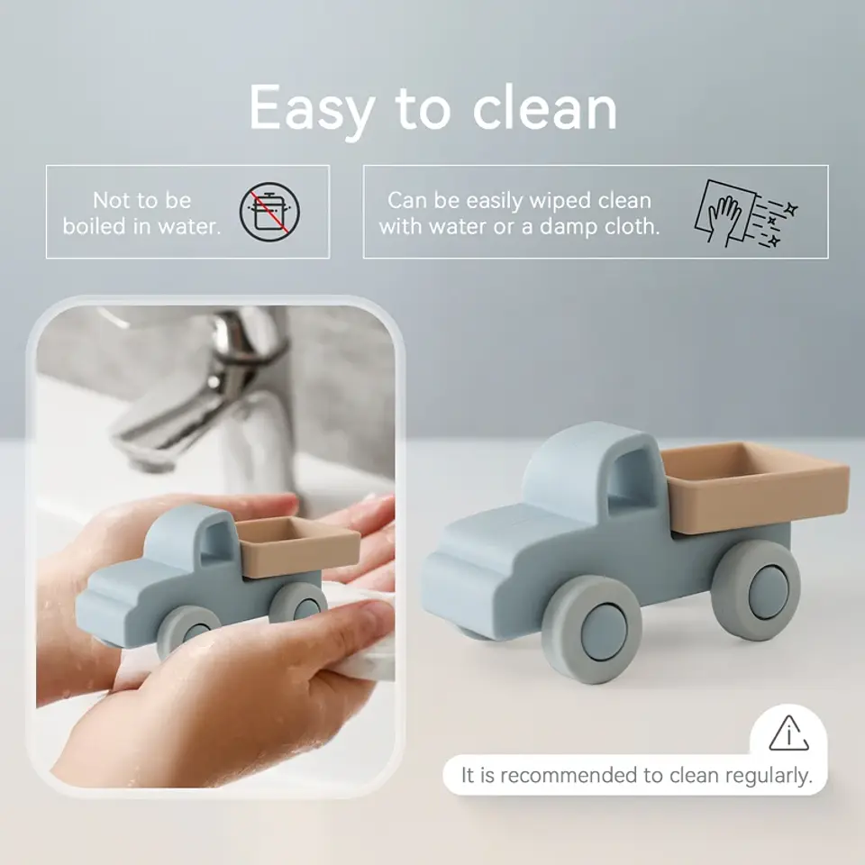 Silicone Teether Car Toy – BPA-Free for Babies 20