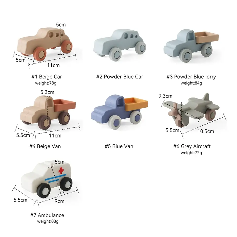 Silicone Teether Car Toy – BPA-Free for Babies 21