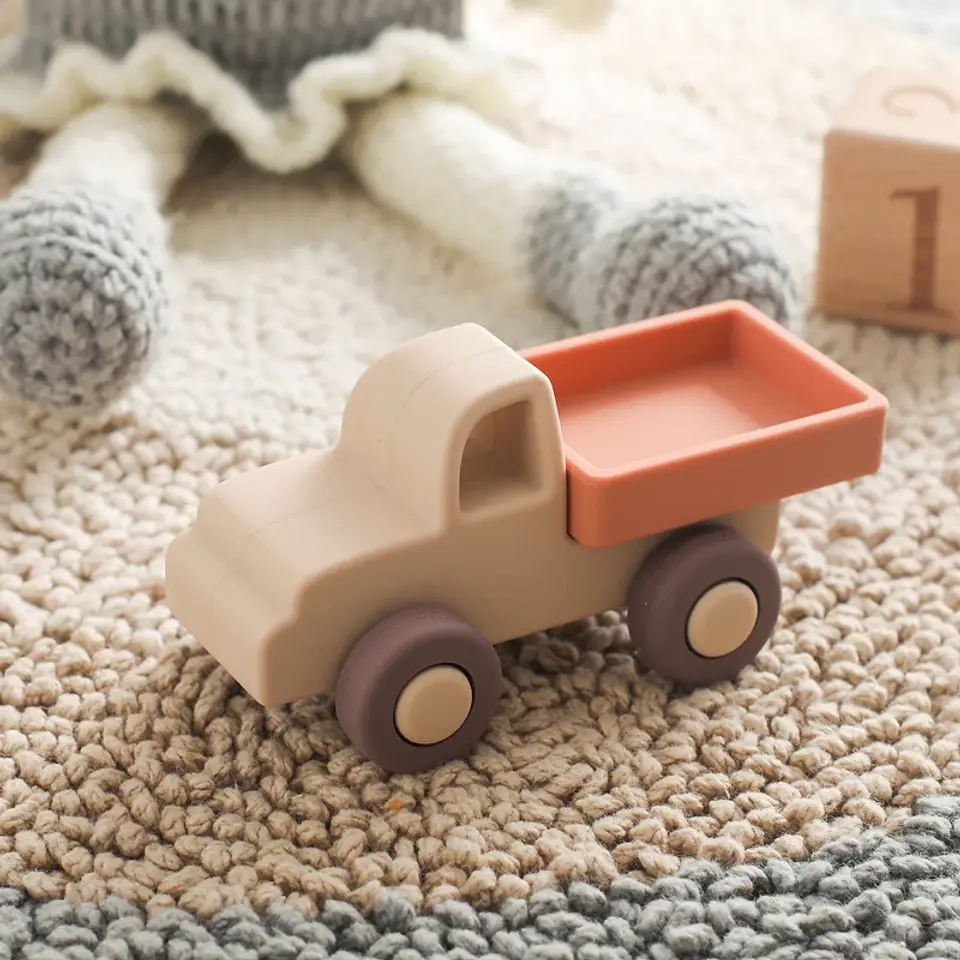 Silicone Teether Car Toy – BPA-Free for Babies 27