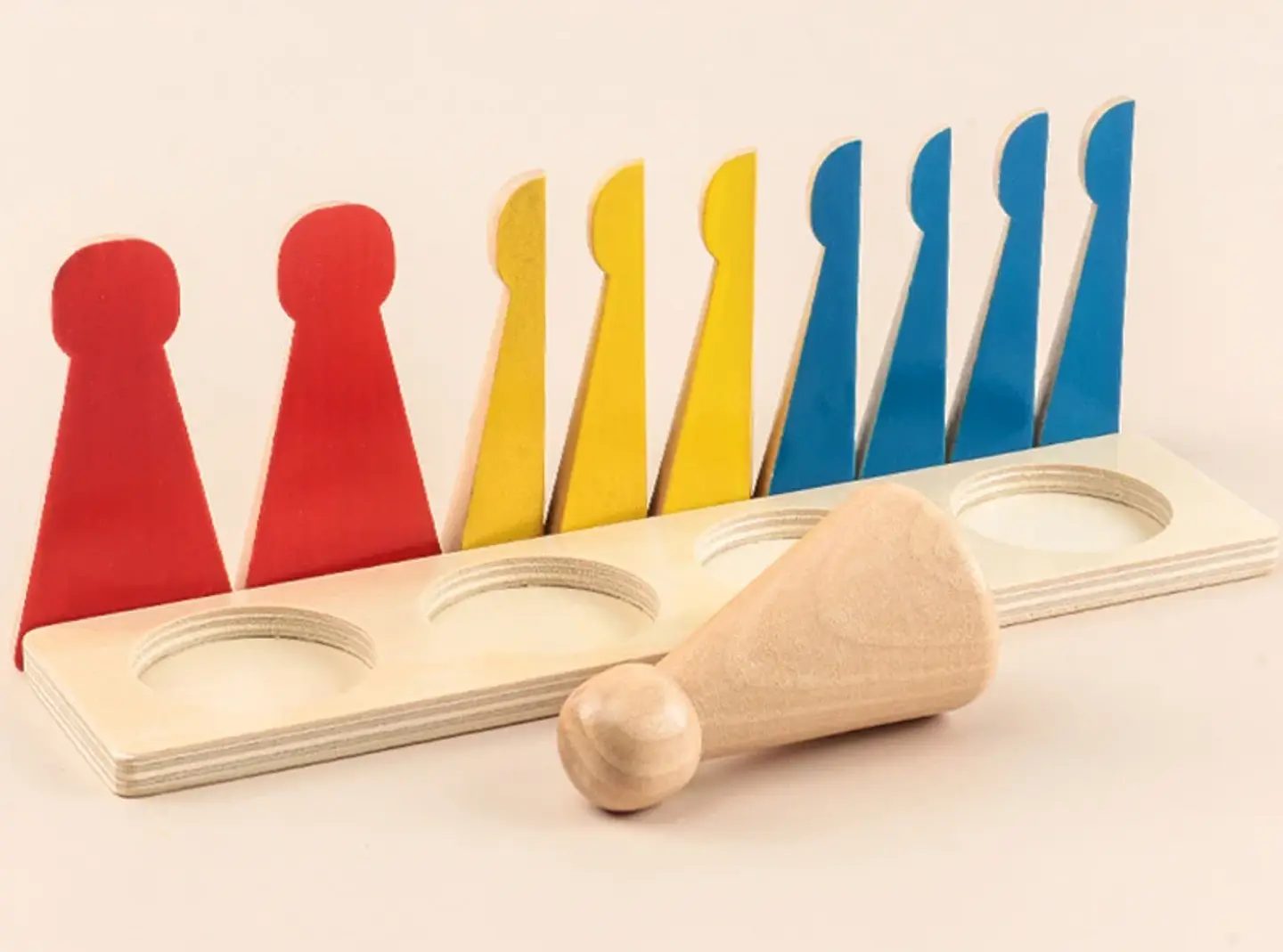 Montessori Wooden Math Set – Geometry & Fractions 29