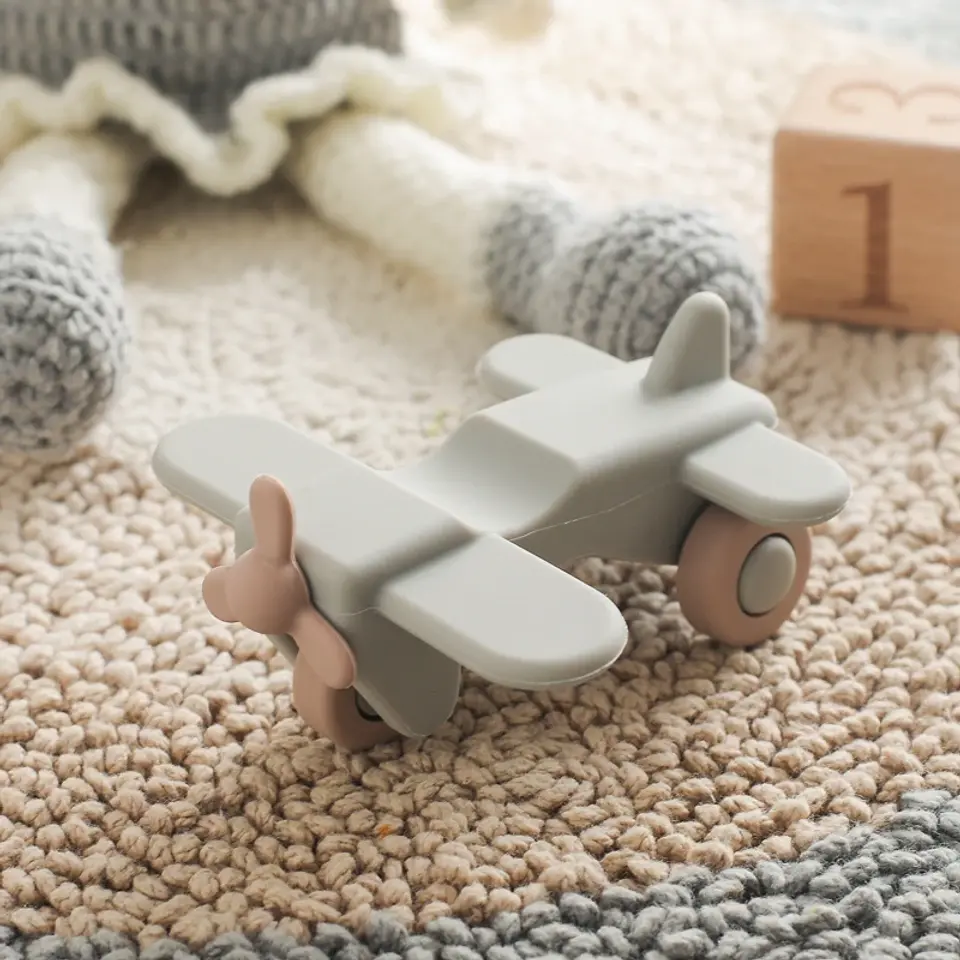 Silicone Teether Car Toy – BPA-Free for Babies 30
