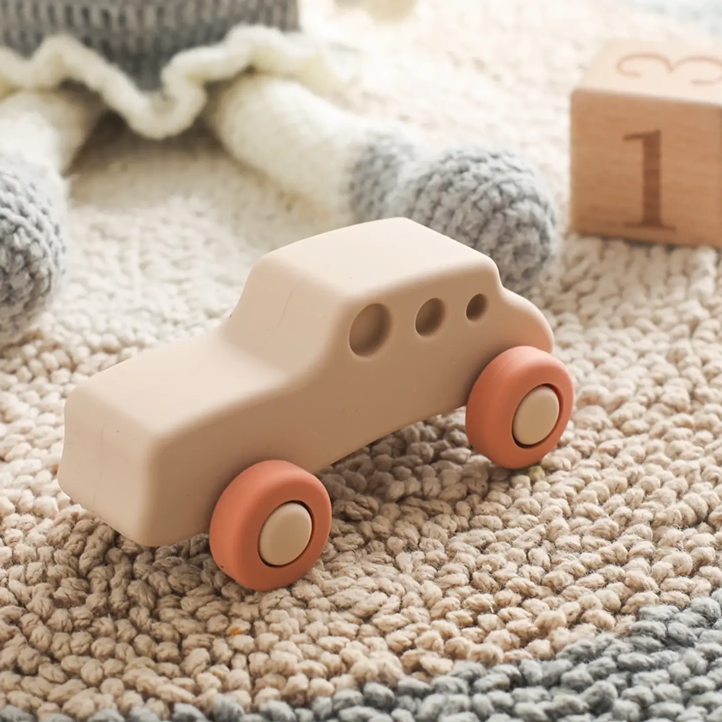 Silicone Teether Car Toy – BPA-Free for Babies 31