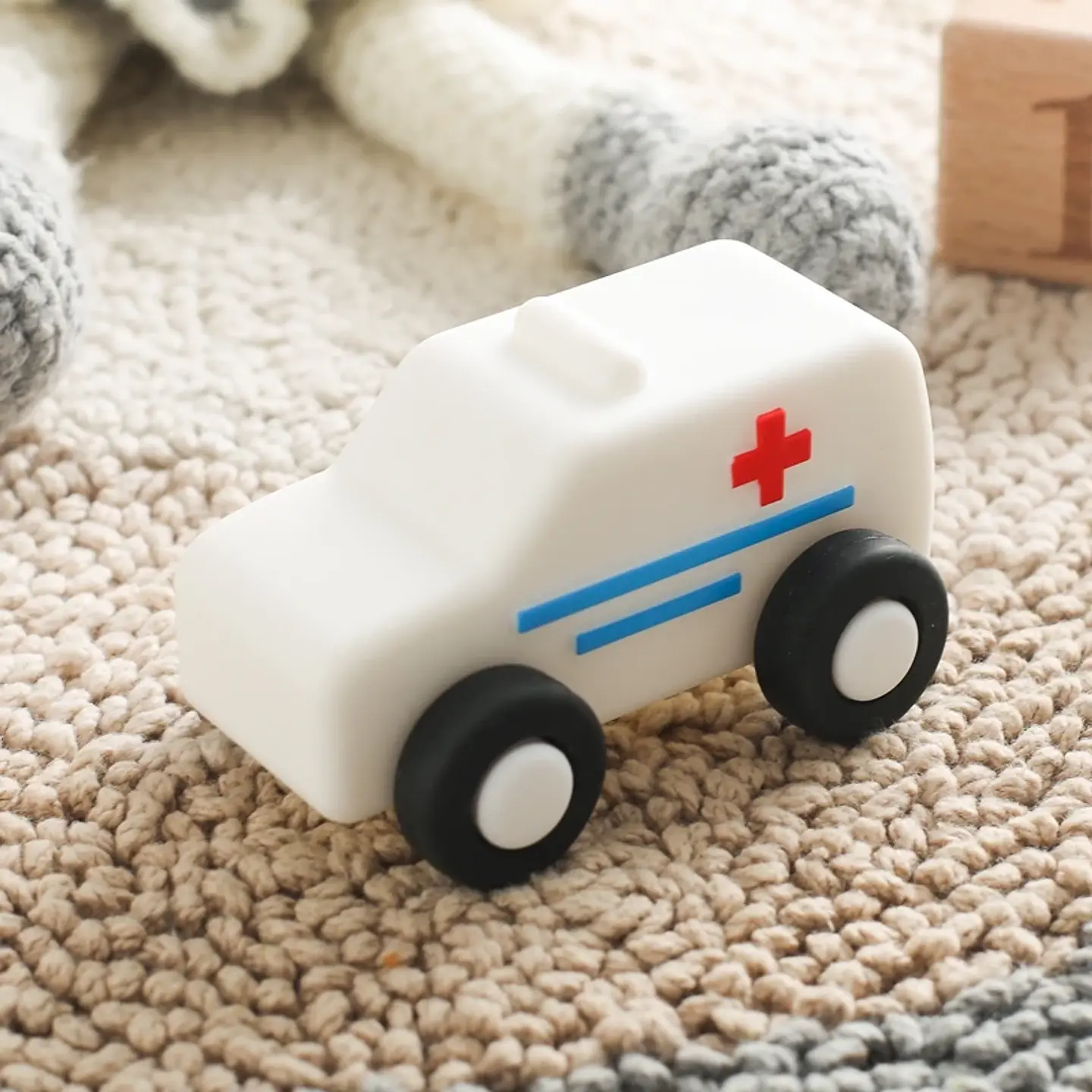 Silicone Teether Car Toy – BPA-Free for Babies 32