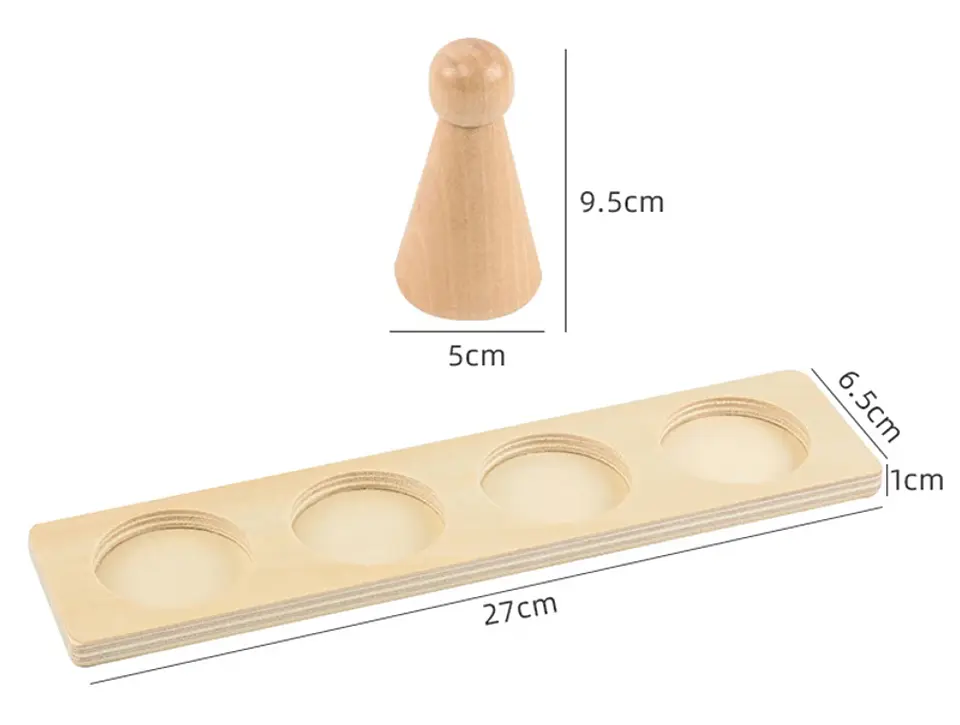 Montessori Wooden Math Set – Geometry & Fractions 34
