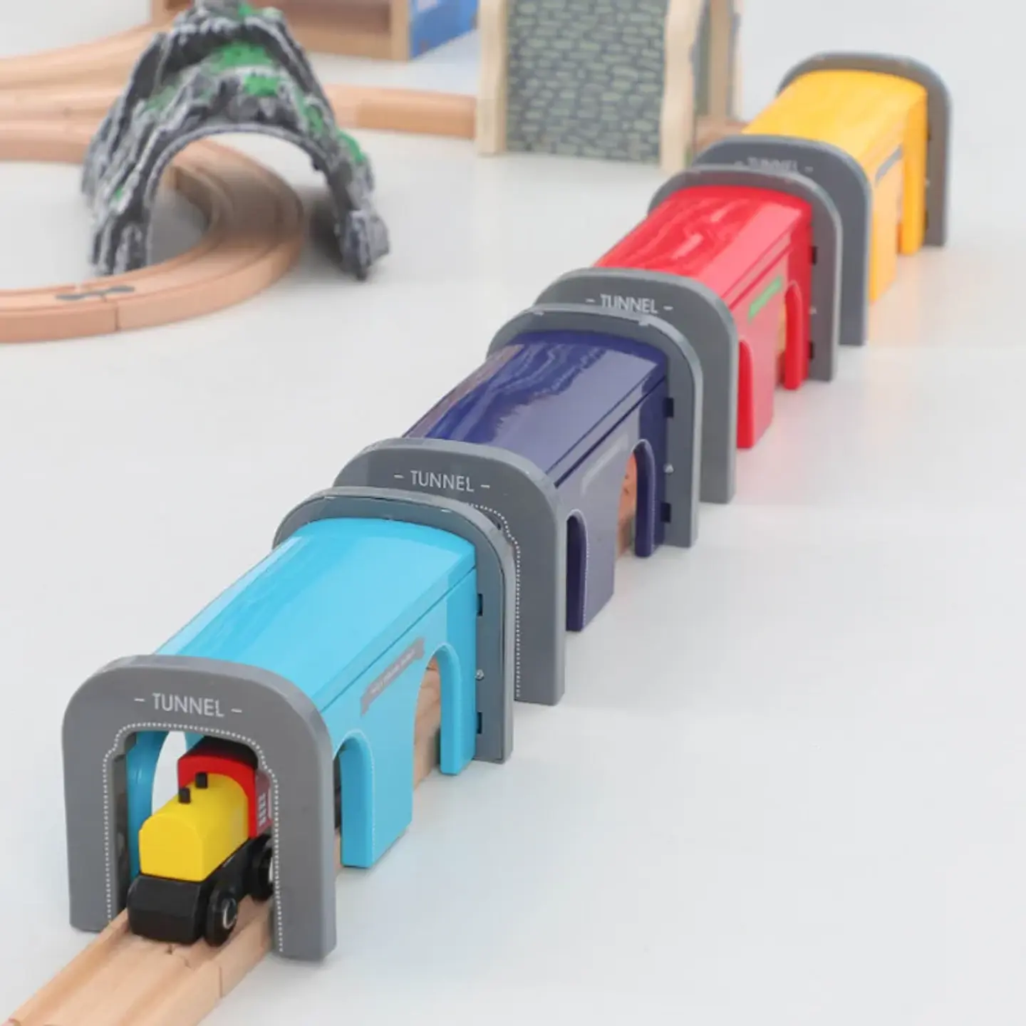 Wooden Train Track Cave Tunnel Accessory 3