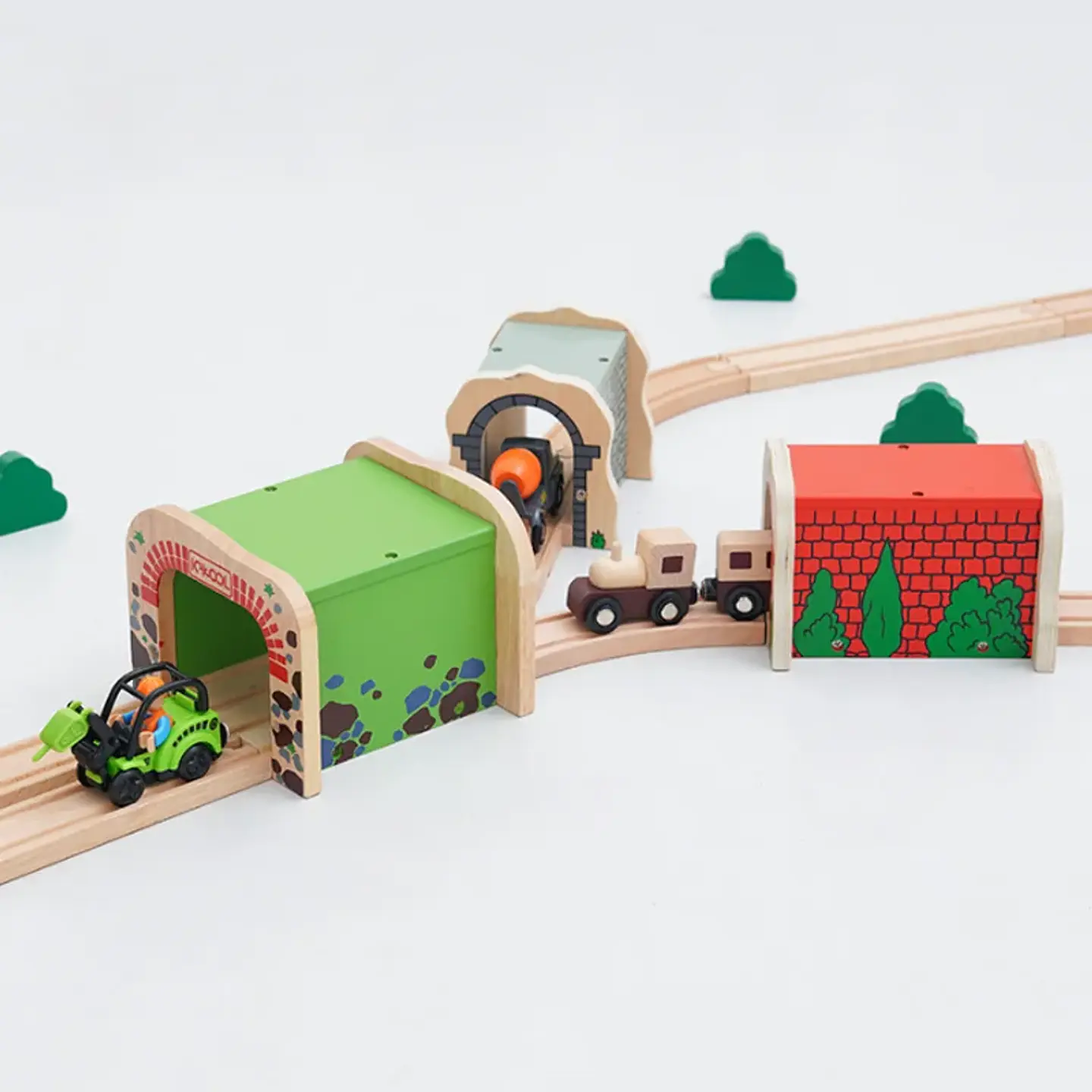 Wooden Train Track Cave Tunnel Accessory 5