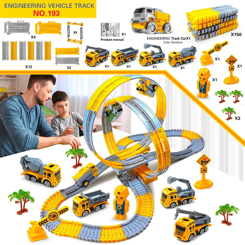 Magic Climbing Engineering Track Set 8