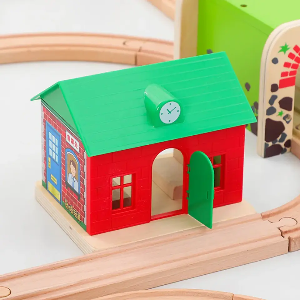 Wooden Train Track Cave Tunnel Accessory 6