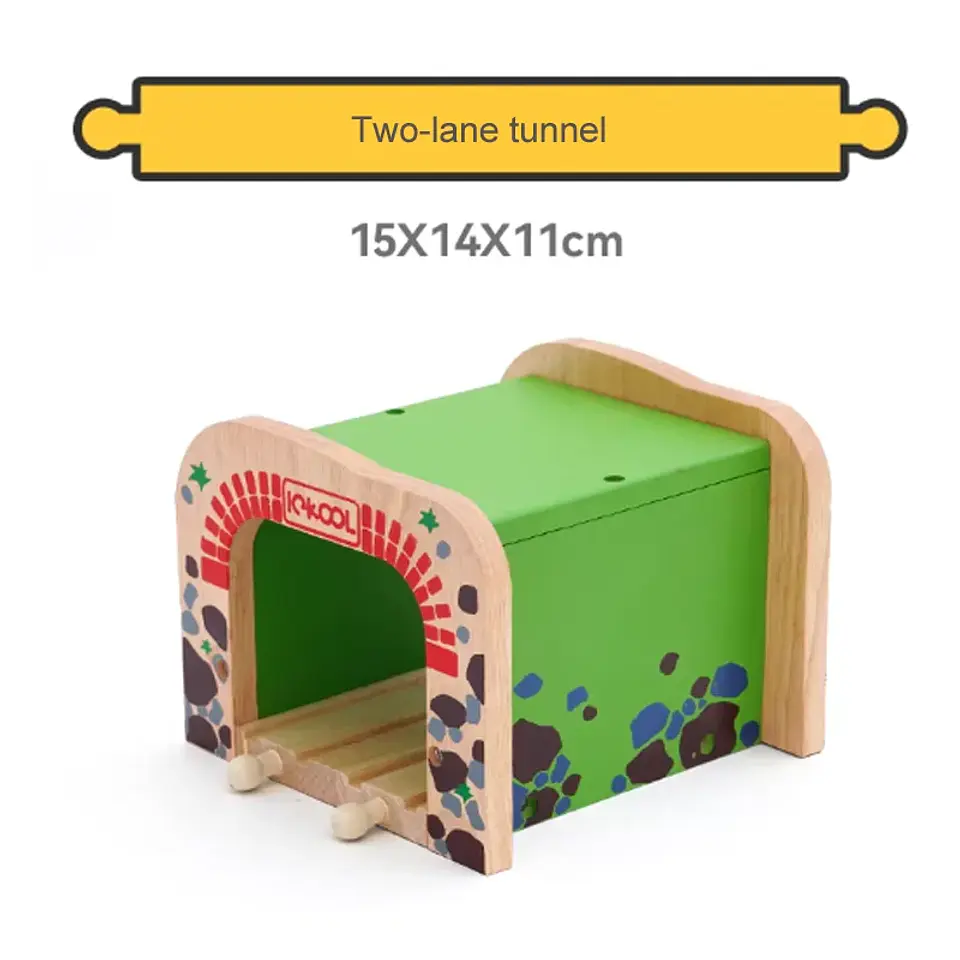 Wooden Train Track Cave Tunnel Accessory 16