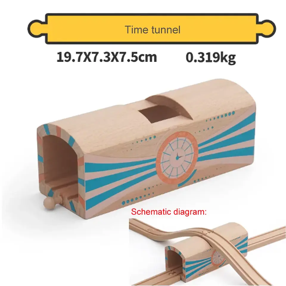 Wooden Train Track Cave Tunnel Accessory 19