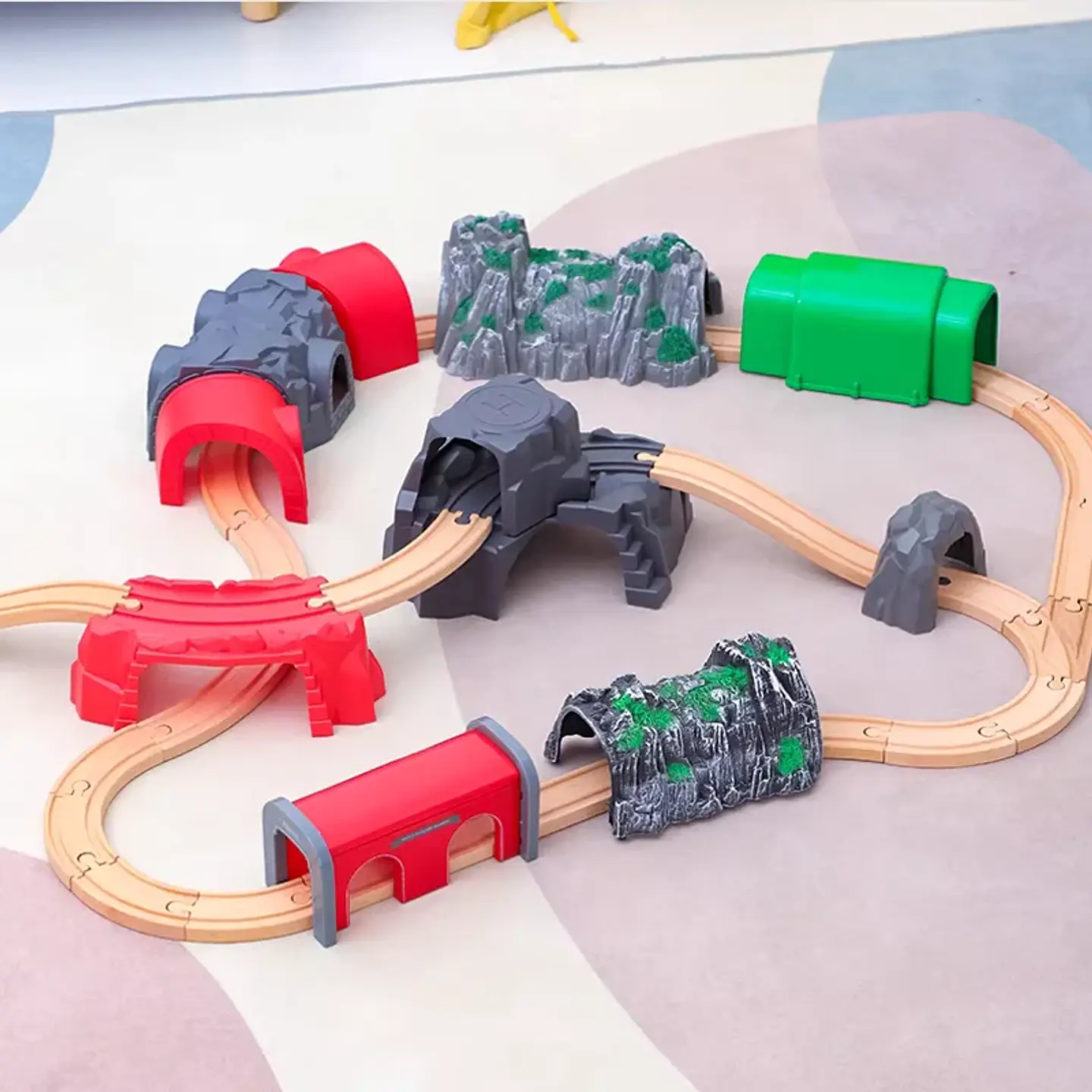 Wooden Train Track Cave Tunnel Accessory 31