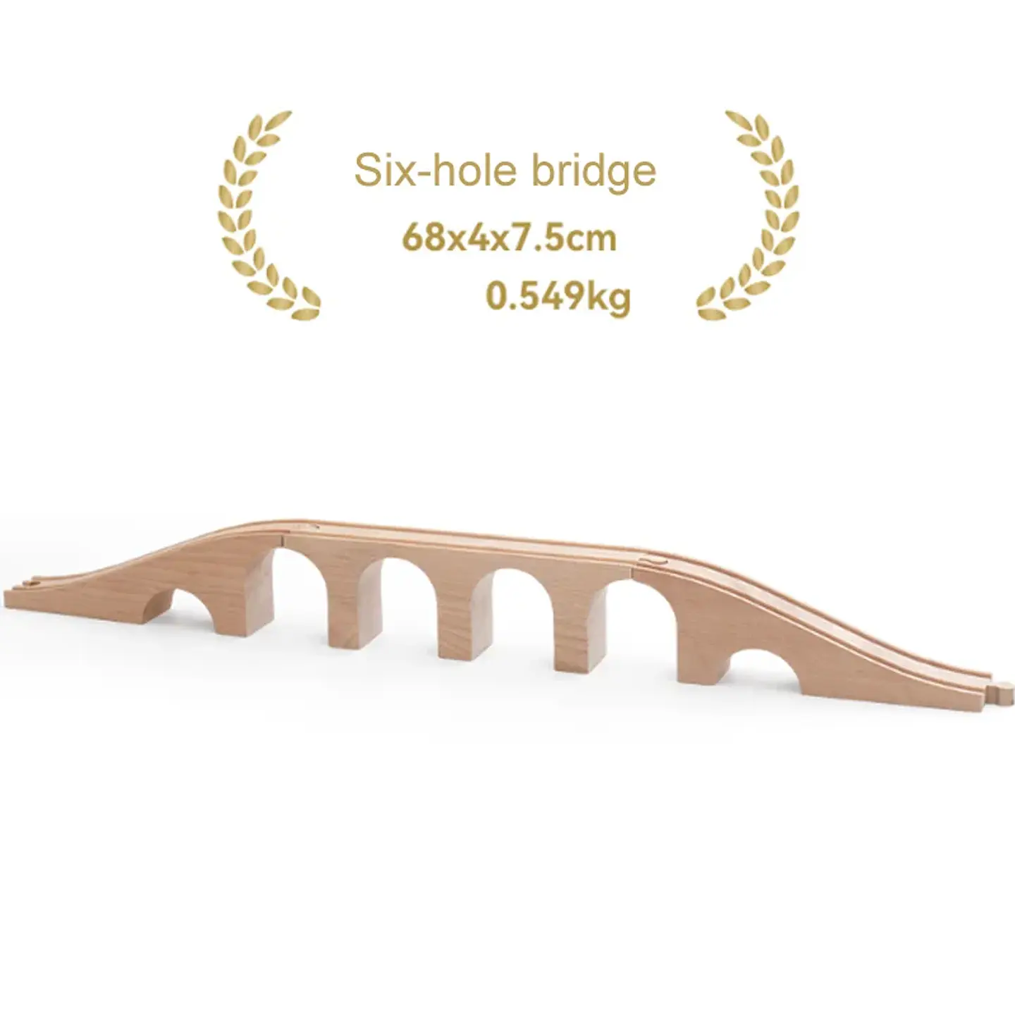 Wooden Train Track Mountain Bridge Accessory Set 31
