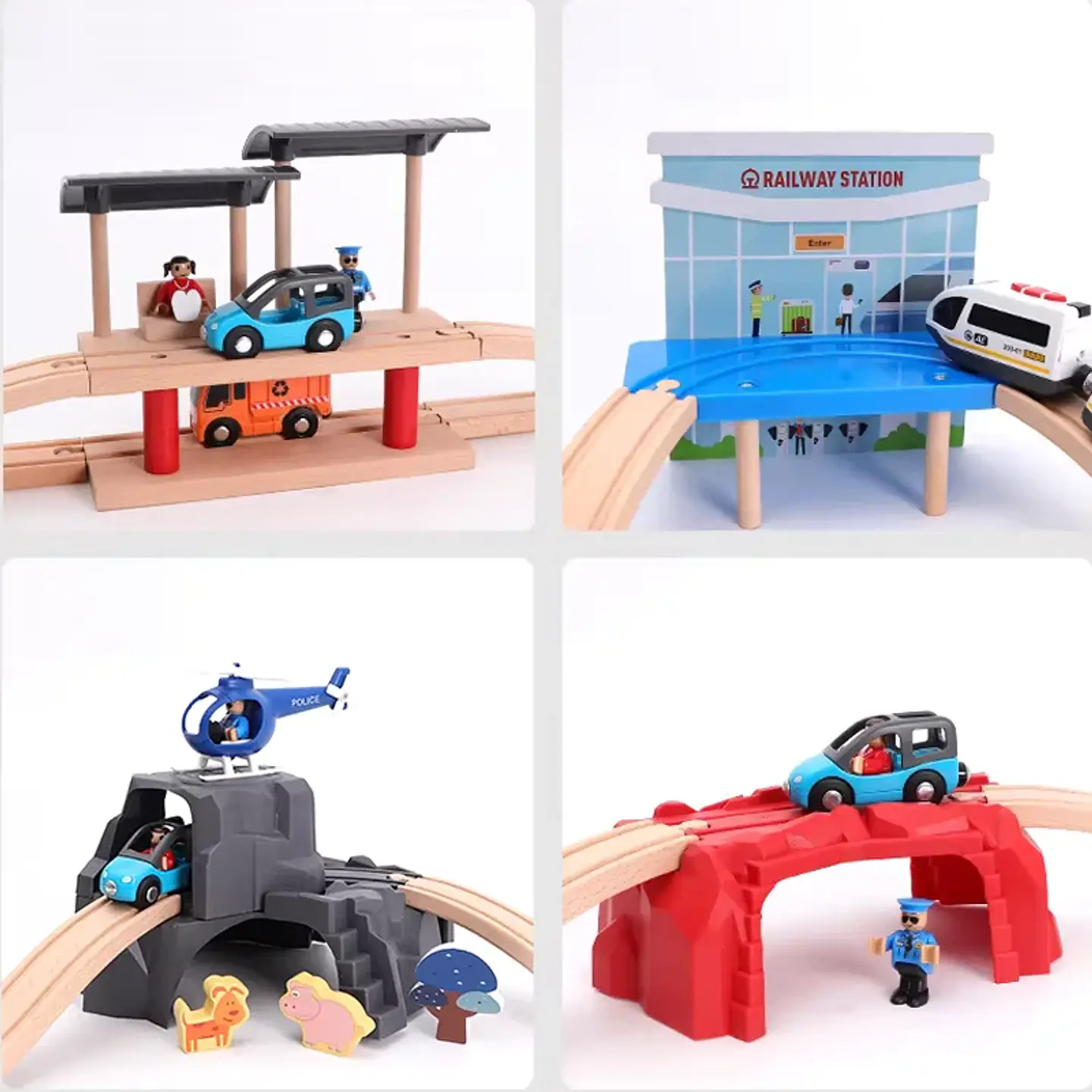 Wooden Train Track Cave Tunnel Accessory 39