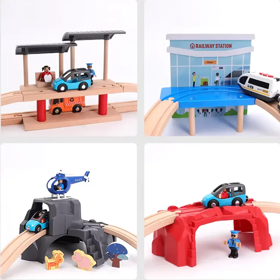 Wooden Train Track Cave Tunnel Accessory 39