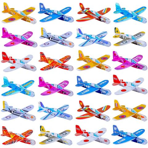 Foam Glider Planes Bulk Pack – Outdoor Flying Toy