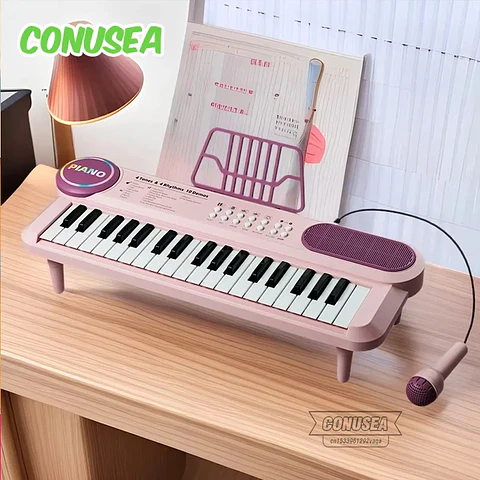 Kids Electric Piano 37-Key – With Microphone