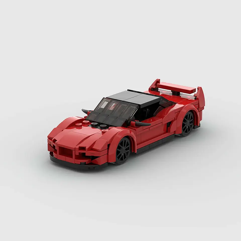 Racing Sports Car Building Block Model 3