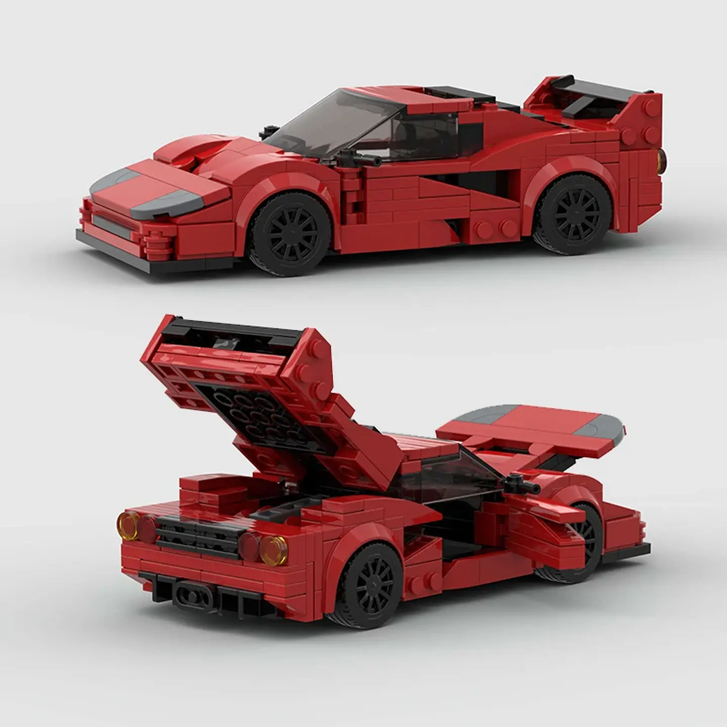 Racing Sports Car Building Block Model 4