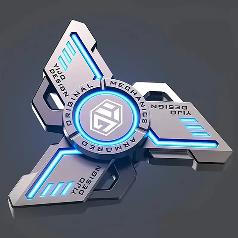 Noctilucent Metal Fidget Spinner – Glow in Dark