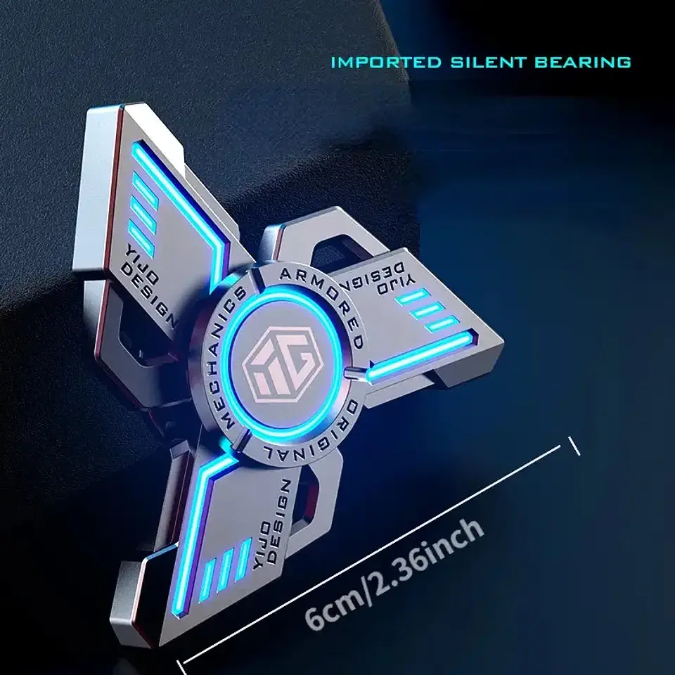 Noctilucent Metal Fidget Spinner – Glow in Dark 3