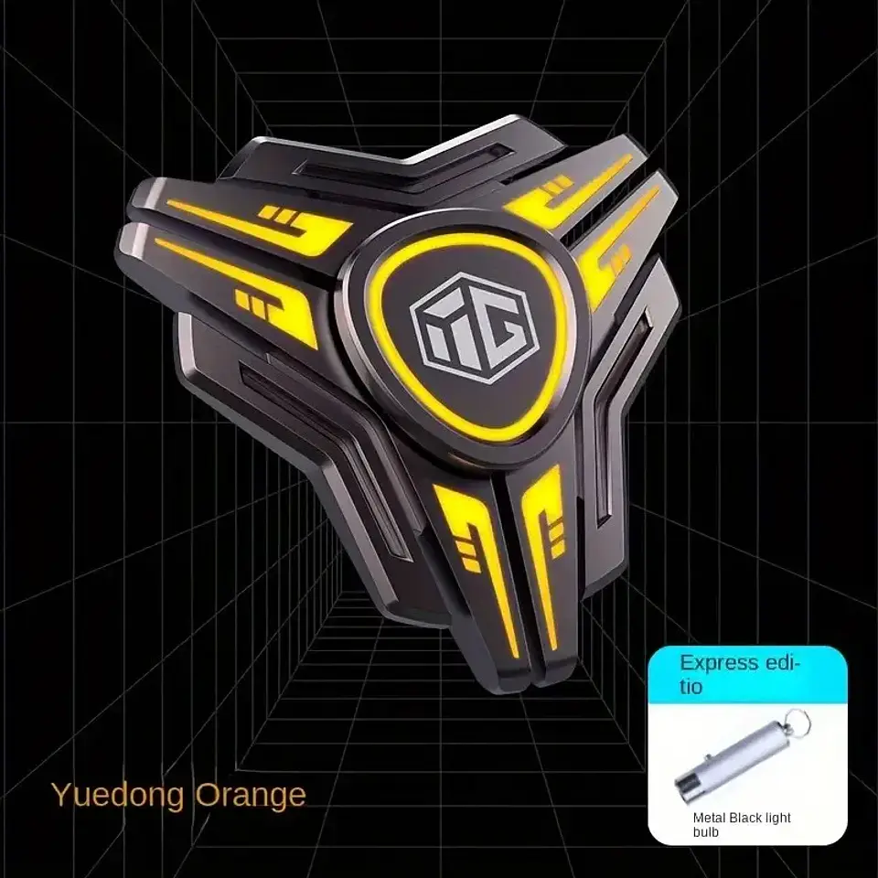 Luminous Metal Fidget Spinner – Silent Bearing 8